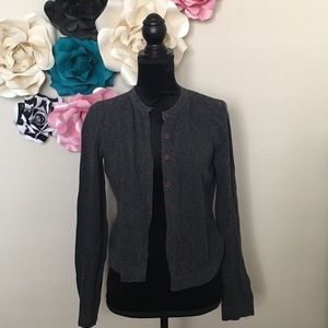 Grey Frenchi Cardigan Sz L